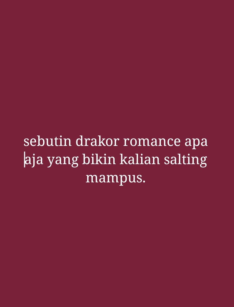 kdrama_menfess's tweet photo. •kdm• yang chemistrynya bagus, bukan tema kerajaan, dan ceritanya gak sedih https://t.co/PneKEuCuaX
