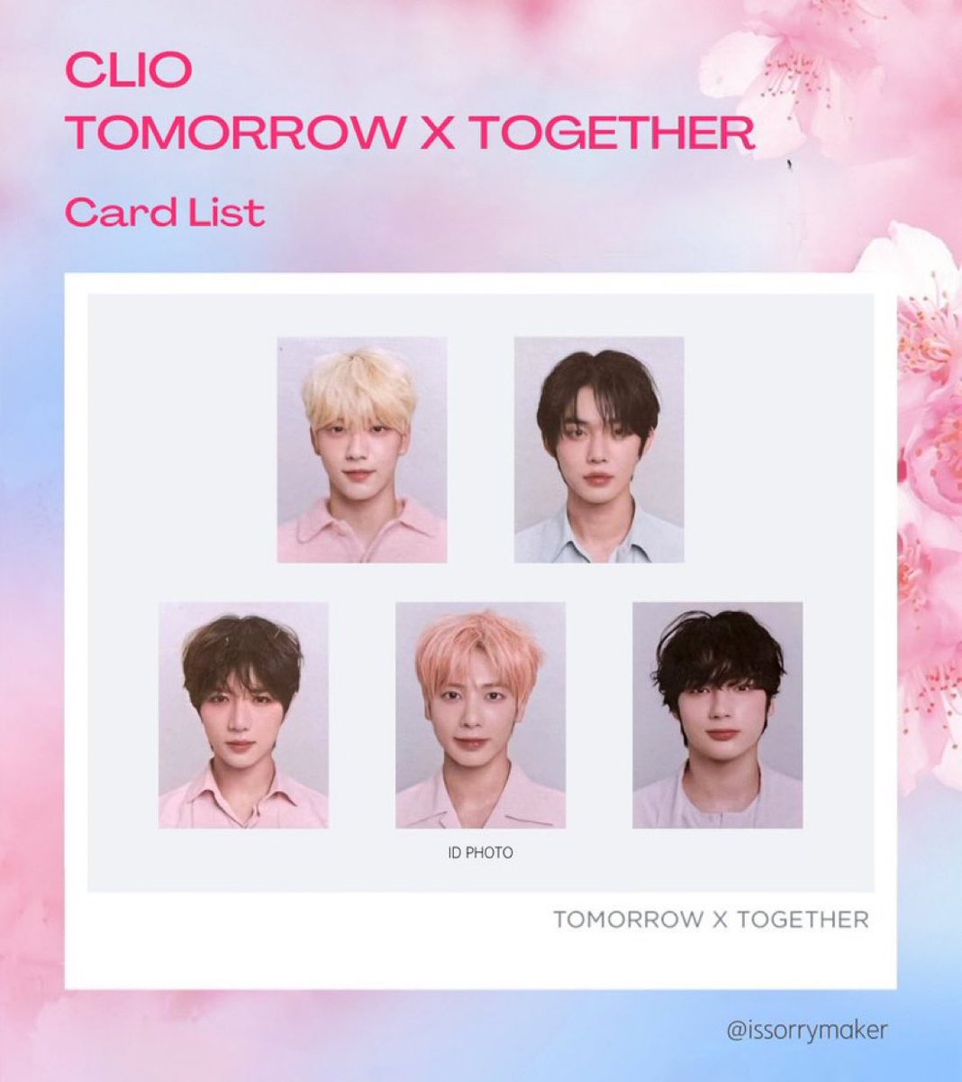 O_ooo_o__'s tweet photo. 투바투 투모로우바이투게더 클리오 증사 양도합니다🥰
다섯장 일괄 2.0에 양도합니다 모든 인증 가능😉

수빈 연준 범규 태현 휴닝 럭드 럭키드로우 나밀 엠투유 쇼라 사웨 알수빈 1차 2차 미공포 sell buy 판매 클리오 증사 https://t.co/BPj8K7BTwl