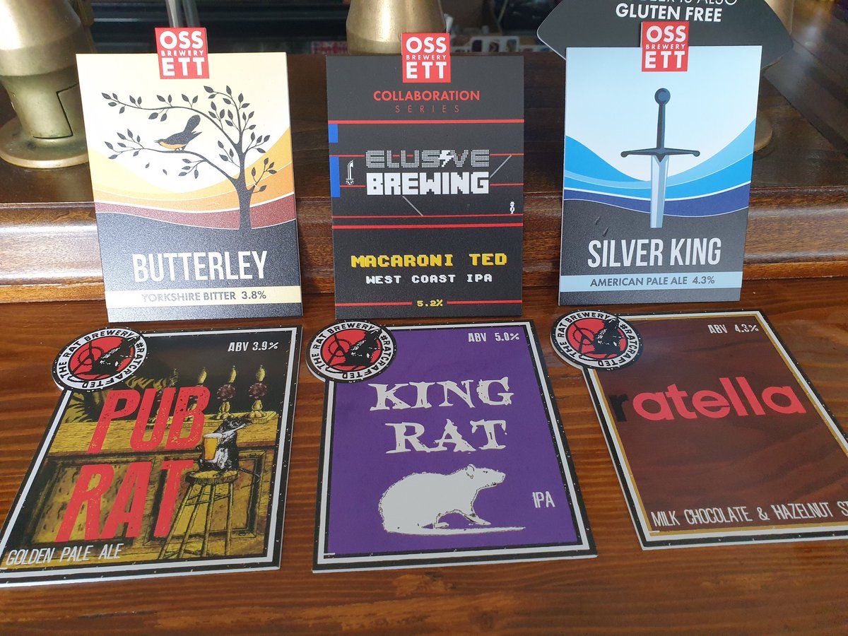 Look at these beauties 😍 delivered today for the @ossettbrewery tap takeover on the 20th July 23 🙌
Still a couple of places left if you want to book in 🍺🍺🍺
#ratbrewery #ossettbrewery #taptakeover