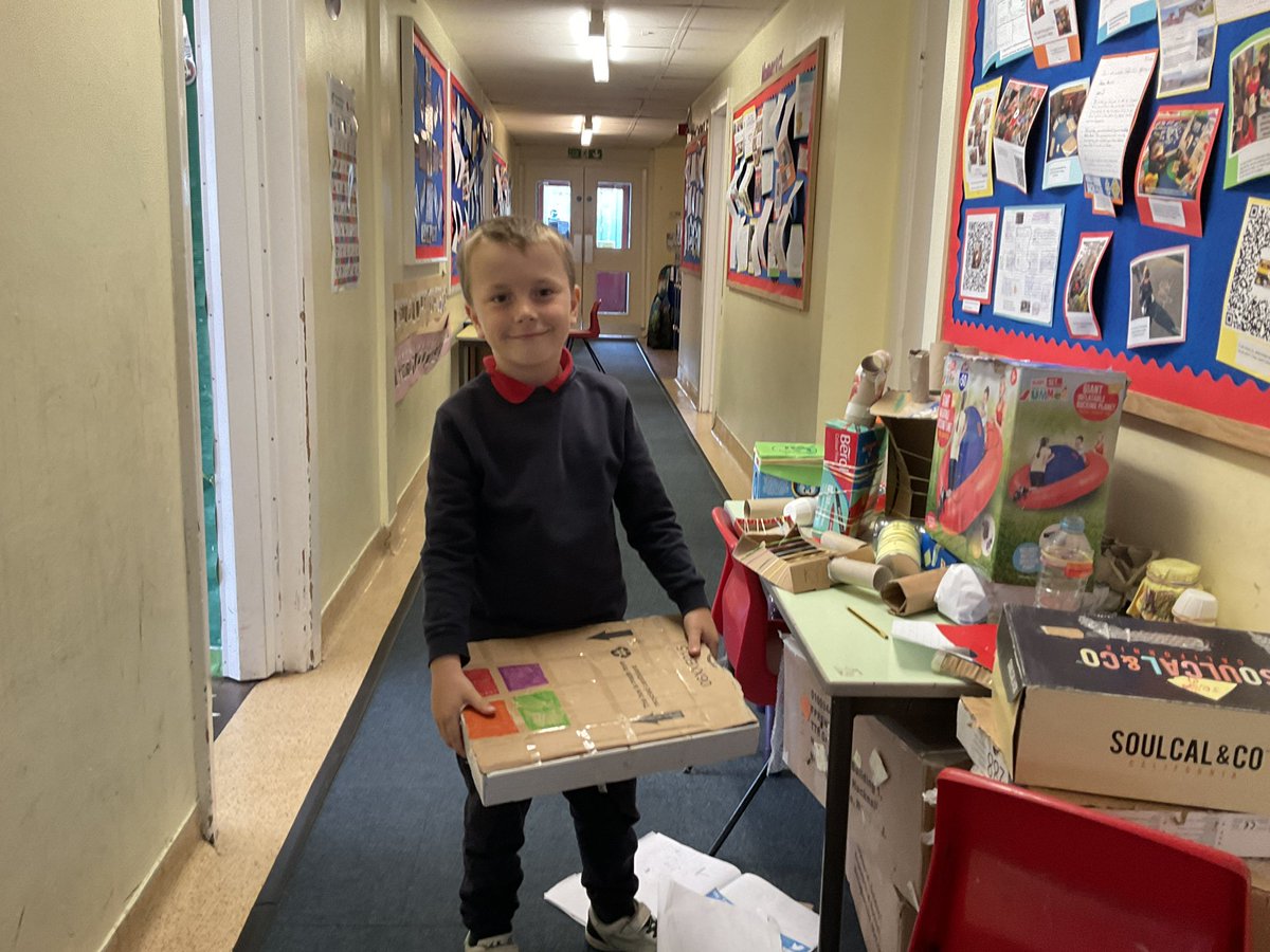 The drum I made out of a cardboard box and it actually sounds like a drum. Carnivals are always outside in the street.#carnival #music
