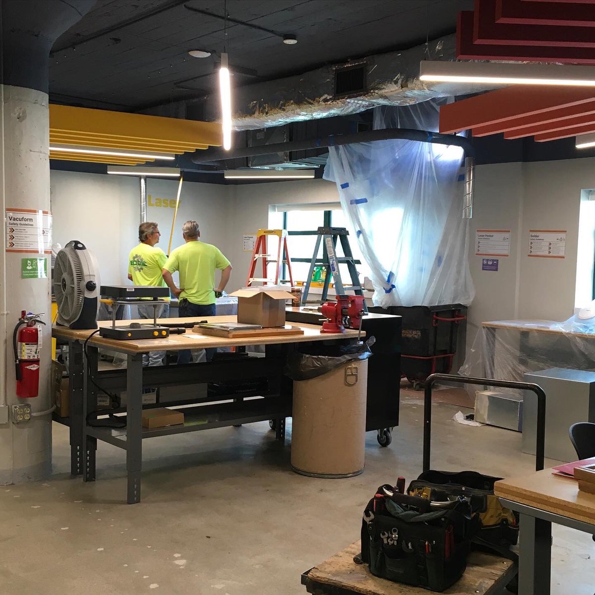 TroyMiamiCtyPL's tweet image. One step closer to getting our Lasers and UV Printers up and running in the #MakerLab. It’s just a little noisy…

ℹ️Stay tuned for more information later this week.