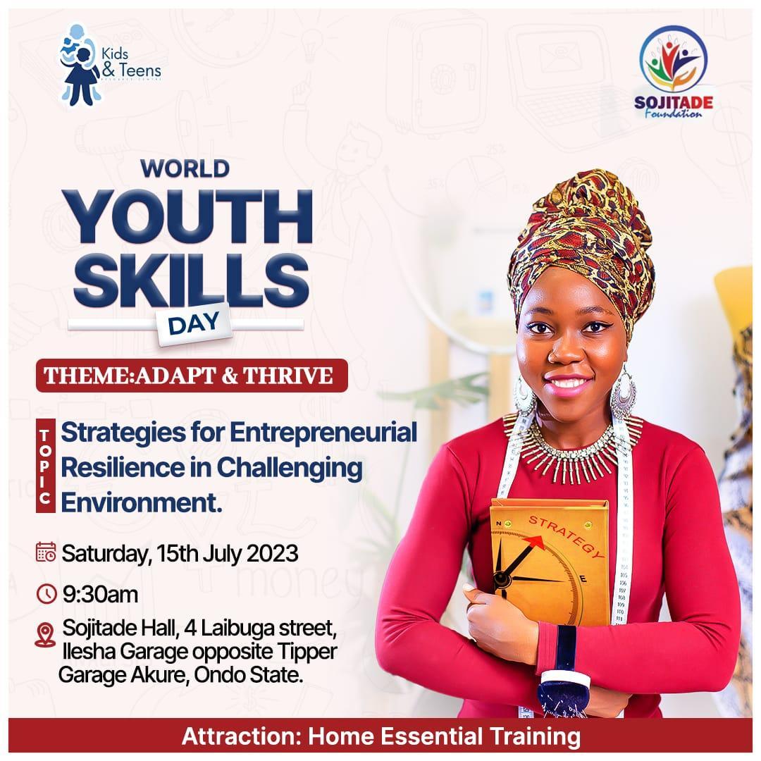 sojitadefoundat's tweet photo. Location : 4 Laibuga street, Ilesha Garage opposite Tipper Garage Akure, Ondo State

Time: 9:30am

Contact: 09060756762

Date: 15th July, 2023

#worldyouthskillsday #worldskills #entrepreneurinakure #youthinakure #ondostate #akurevendors #ondotrends #akureevents https://t.co/pmWKHVvKgm