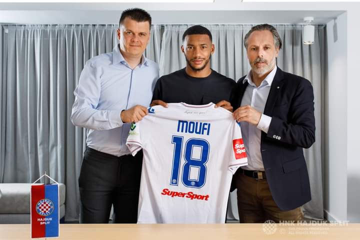 CroatiaFooty's tweet photo. Fahd Moufi joins Hajduk!
The Moroccan has signed a 3 year deal with the Bili after joining on a free.
He comes from Portuguese side Portimonense SC where he made 96 appearances over 3 seasons. He's also been called up to the NT but yet to make a debut.
#Hajduk #Moufi https://t.co/76ZAUekX0h