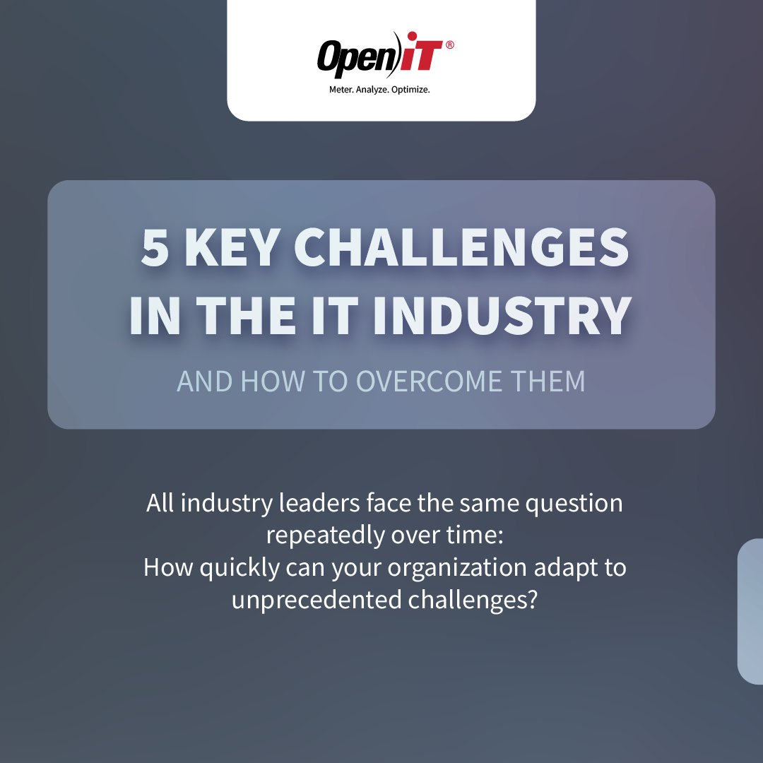 OpeniTInc's tweet image. Check out this infographic and discover the key IT challenges and how you can equip your organization and overcome them.
Full Infographic: openit.com/5-key-challeng…
#ITChallenges #OpeniT #SoftwareOptimization