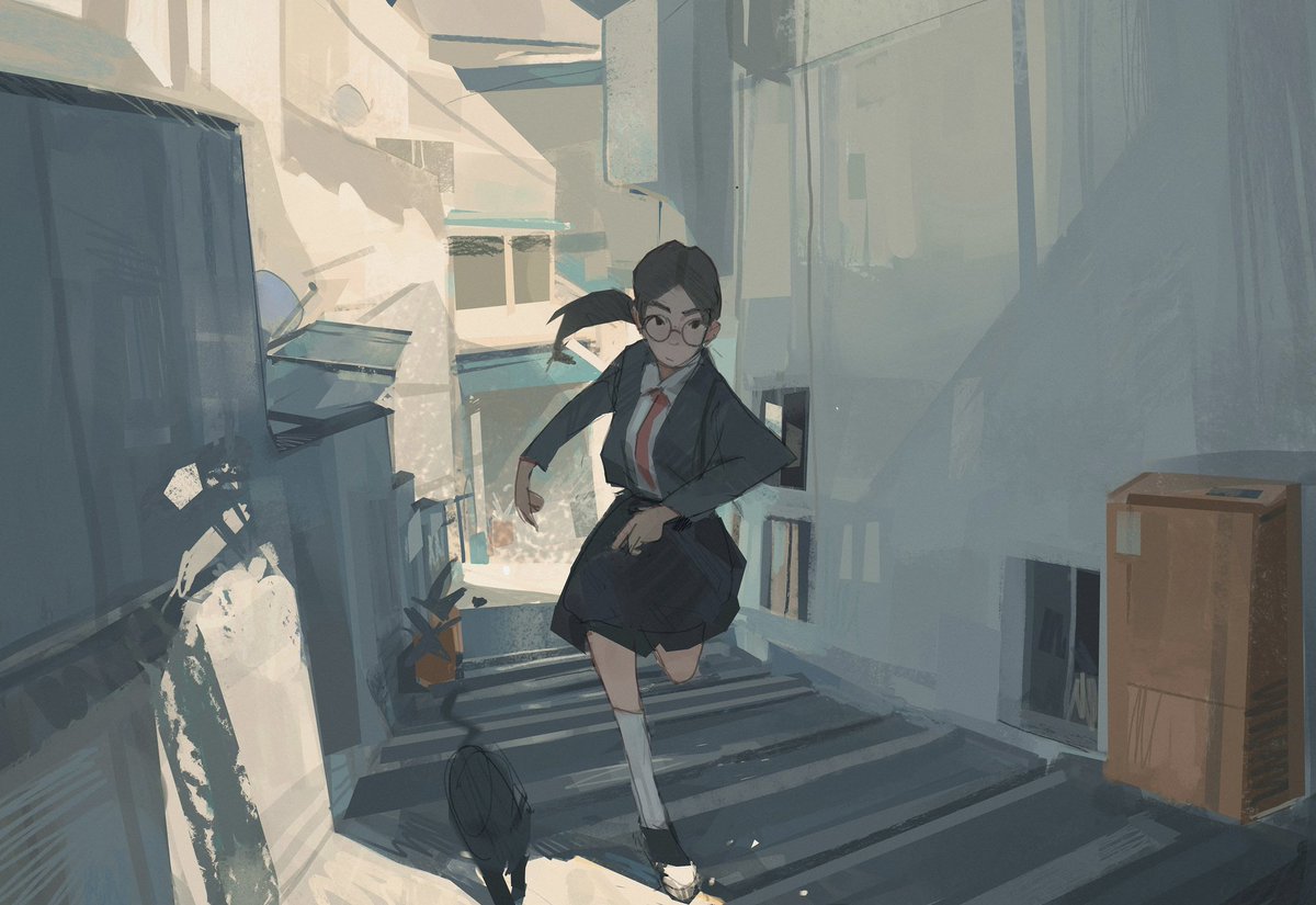 ethanleeart's tweet photo. Hi #portfolioday 

I’m a freelance illustrator who enjoys painting backgrounds - I love color and light! Currently looking for any work starting in August. https://t.co/TPe557vTuZ