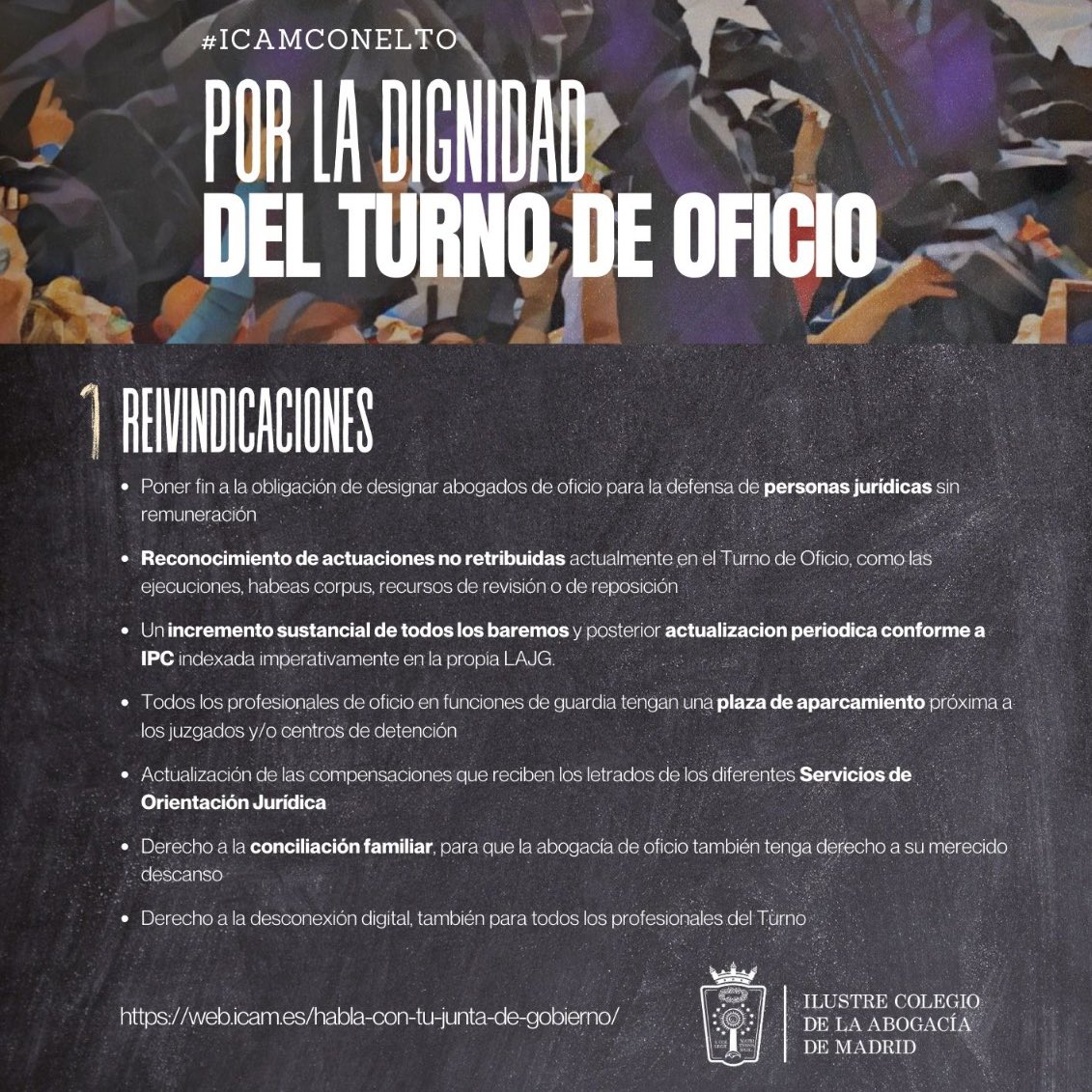 icam_es's tweet photo. 📅 Mañana es el Día de la #JusticiaGratuita y el #TurnodeOficio⚖️ En este tiempo hemos avanzado, pero seguimos trabajando para mejorar las condiciones de los profesionales
#ICAMconelTO https://t.co/2ab4yXKf74