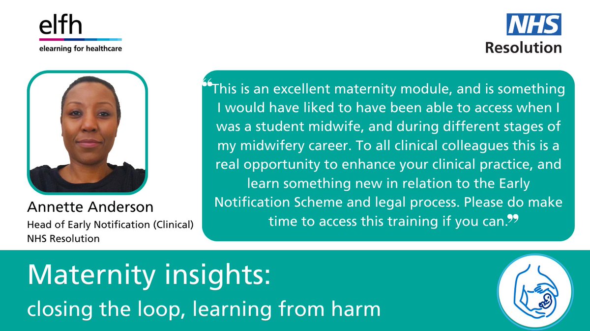 NHSResolution's tweet photo. Our free eLearning module is a safe space to explore areas where clinicians may be vulnerable from a litigation perspective through the lens of three illustrative case stories notified to our #EarlyNotification Scheme.
Access now on the NHS Learning Hub ➡️https://t.co/Zs1LkaBuEw https://t.co/Dr1CIbRvSf
