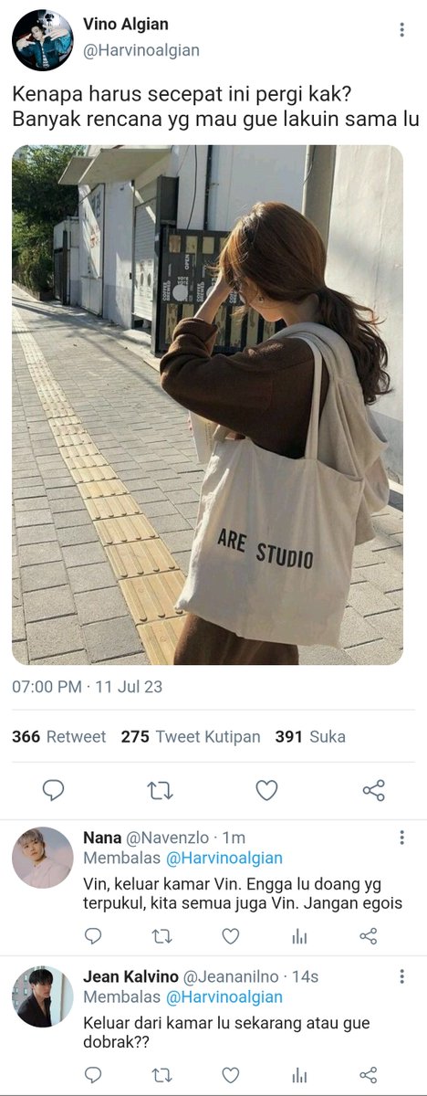 What if : Sky pergi 
.
.
Jeno, Haechan, Jaemin Few Tweets AU (From Hello Sister AU)