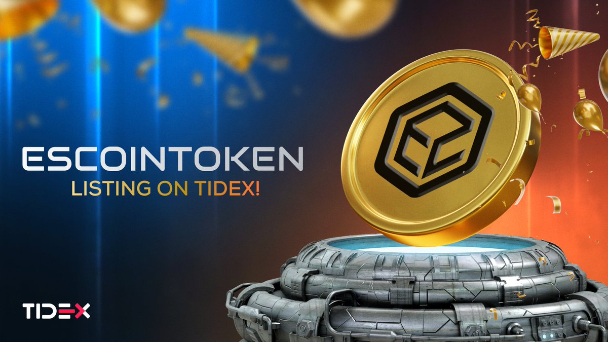 🔥 Escointoken (ELG) listing on TIDEX from 17 July, 13:00 (UTC)! 🔥

🌐ELG (escoin.ee) provides the infrastructure law firms need to help clients anywhere in the world.

©️ Smart-contract: etherscan.io/token/0xA20850…

💵 Pair: ELG/USDT
