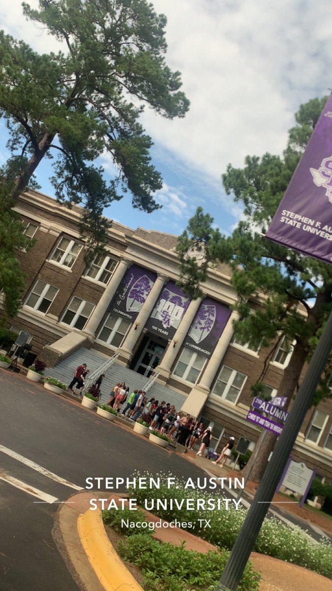 hbrem731's tweet photo. SFA Tour was amazing! Time for Texas State https://t.co/rTnZaCtMDa