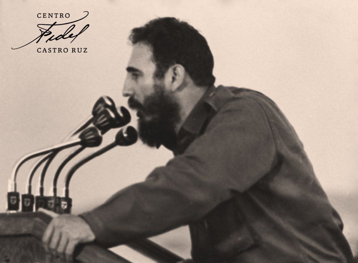 #Fidel:"La #Revolución engendra la fuerza, el coraje y la decisión que son necesarios en la lucha y que son necesarios en la victoria". #FidelVive