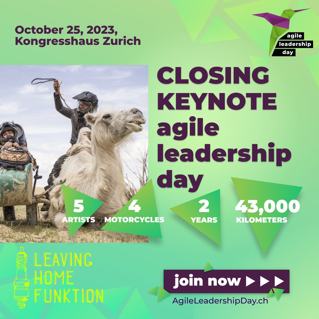 Get ready to ignite your agile spirit with tales of resilience, adaptability, and embracing the unknown from our Closing Keynote Speakers, Leavinghomefunktion! 🚀bit.ly/3OiTAeZ