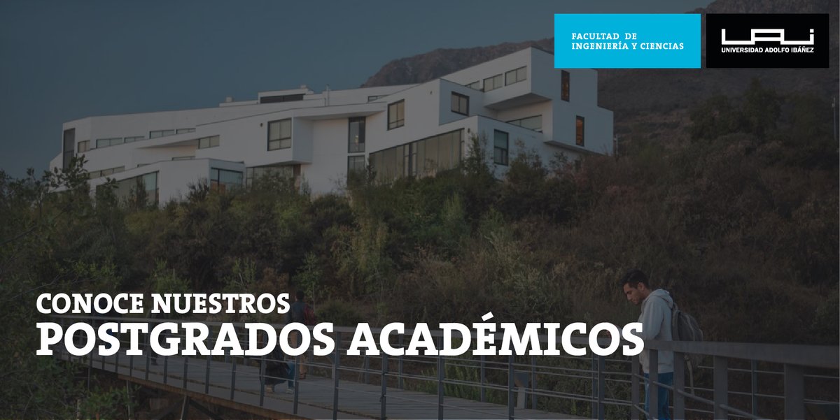 AcademicosUai's tweet photo. Amplía tus horizontes, te invitamos a conocer nuestros programas de Magíster y Doctorados Académicos de la Facultad de Ingeniería y Ciencias de la UAI
(Magíster) https://t.co/FRJYZ9mXz6 
(Doctorados) https://t.co/Fi2ZzetvKE https://t.co/4Q7tS3kX5o