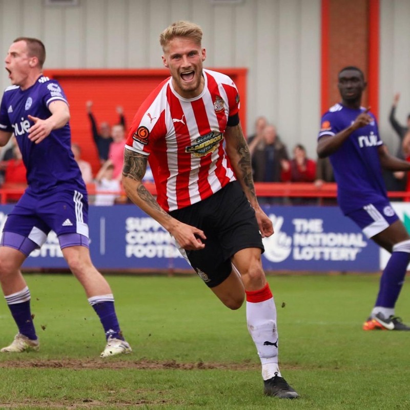 AlfretonTownFC's tweet photo. 𝗠𝗲𝗲𝘁 𝘁𝗵𝗲 𝗻𝗲𝘄 𝗺𝗮𝗻

Harry Perritt becomes the latest man to sign for Alfreton. 

#ATFC | #Ofton