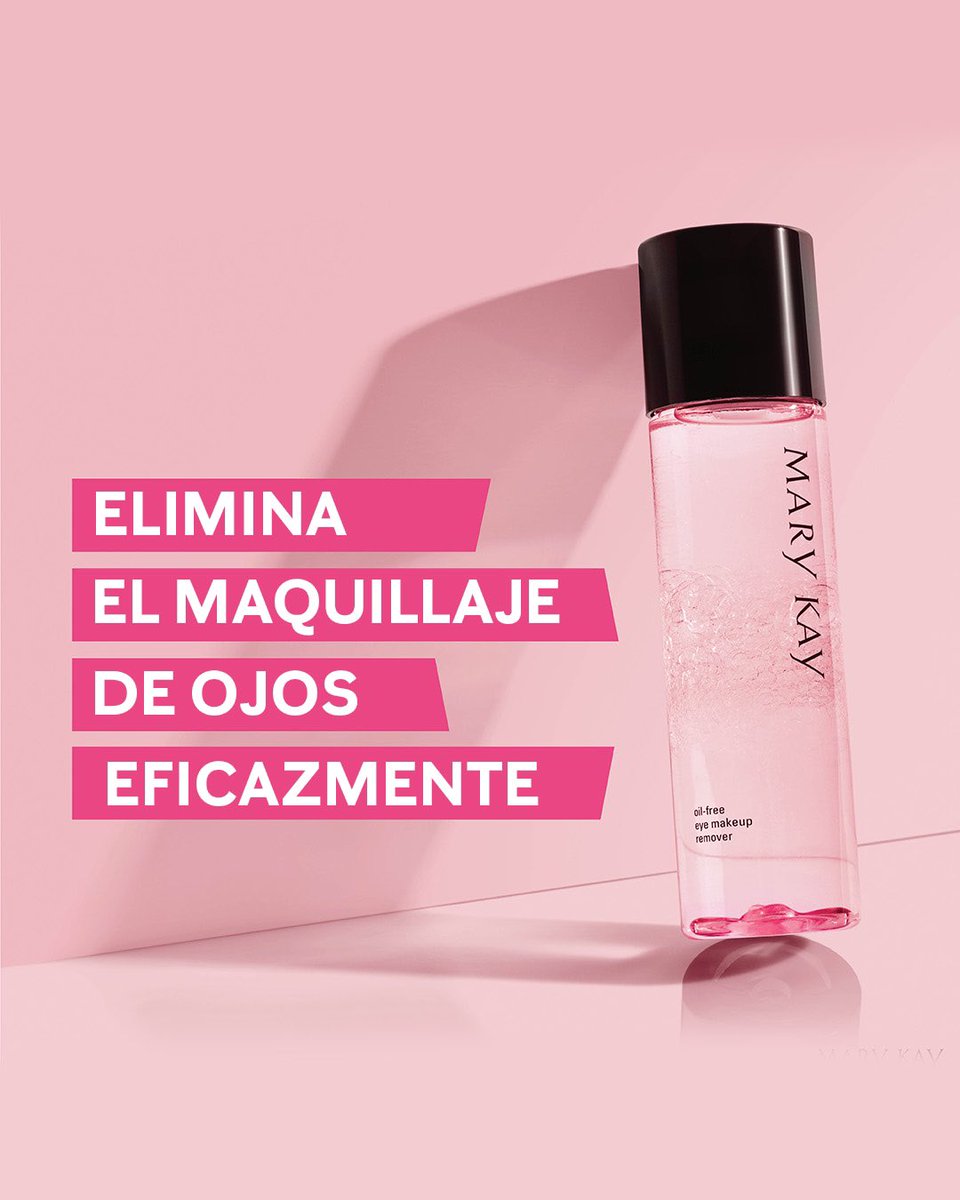 MaryKayElSalv's tweet photo. ¿Sabías que dormir con maquillaje puede contribuir a la obstrucción de los poros y la aparición de brotes? 🤔

¡Dale un giro a tu rutina de maquillaje 🎀 y di "No" a dormir con los ojos maquillados con el refrescante Desmaquillante de Ojos Libre de Aceite Mary Kay®! https://t.co/lVe0GEfhMM