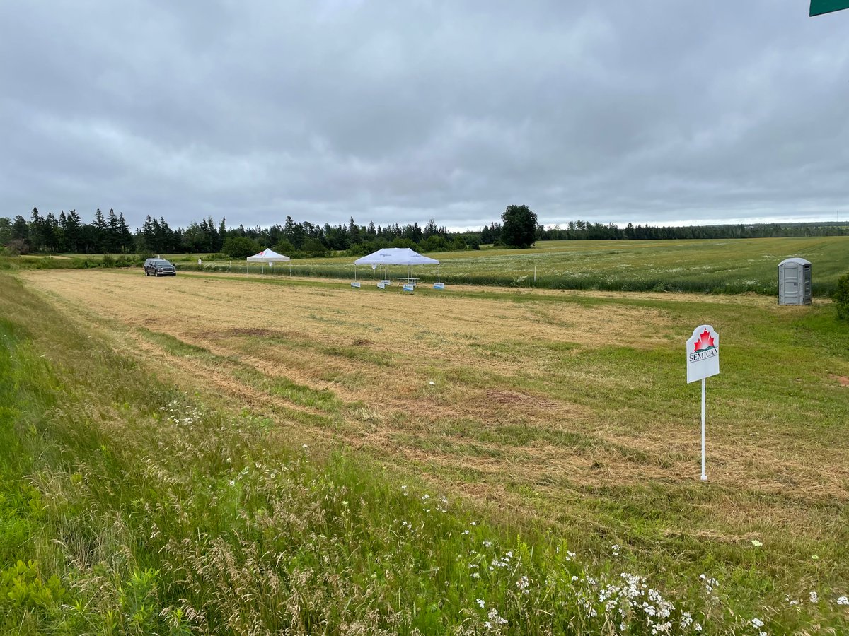 All set for the 1st of two Winter Wheat Field Days and Crop tours (Eastern Day) @ Anthony Nabuurs hosted by Phillips Agri Services, PEI Agromart &amp; Semican.