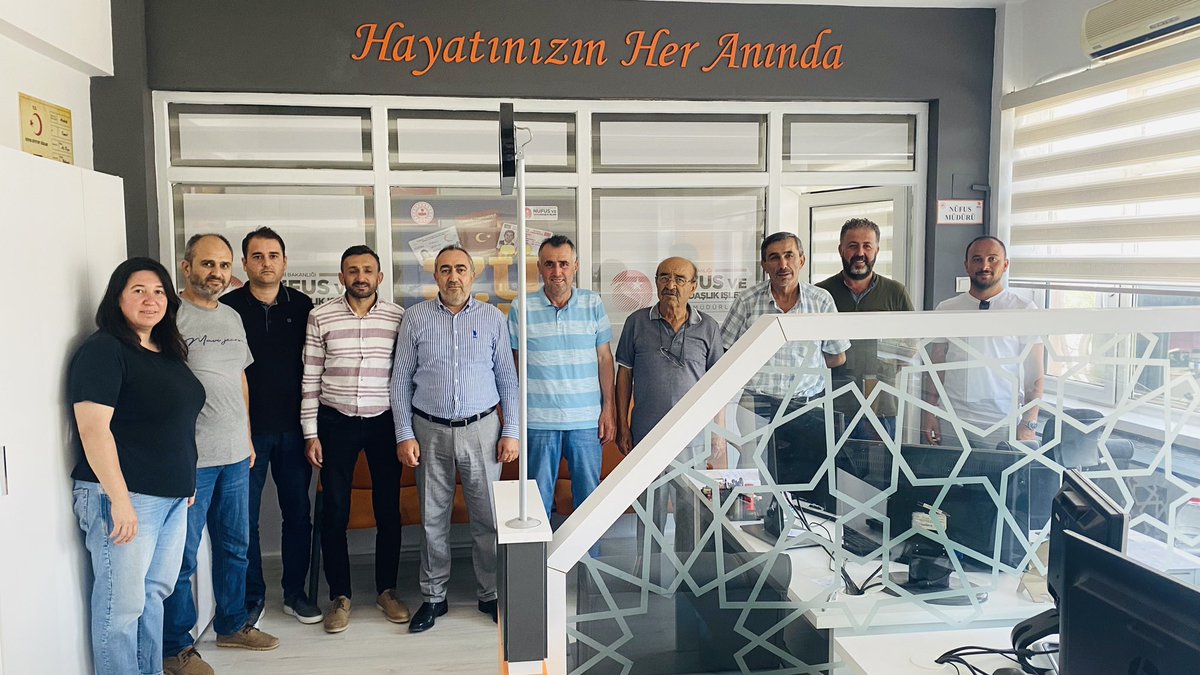 11 Temmuz Dünya Nüfus Günümüzü kutlama nezaketinde bulunan Ak Parti İlçe Başkanımız Sayın Nihat Demirci ve yönetimine Kurumum adına teşekkür ederim.