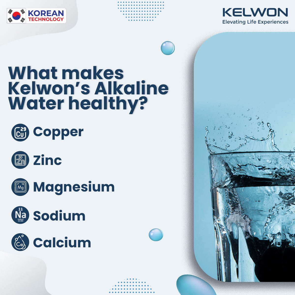 KelwonIndia's tweet image. Quench Your Thirst with the Power of Minerals! 💧✨ Discover the Benefits of Mineral-Rich Alkaline Water and Experience Refreshment Like Never Before. 💦💎 #HydrationRevolution #AlkalineWaterBenefits #Kelwon #MineralRichHydration #HealthyLifestyle #AlkalineWaterHealthMachine
