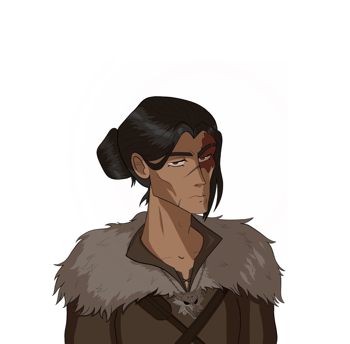 DrawsCarmen's tweet photo. More art of my favorite Witcher OC
Check out https://t.co/i6fWH0krok on Friday’s to see him in action 

#grimhollow #dndart #dnd5e #art #procreate #procreateart #digitalart #digitaldrawing #talechasers #etharis https://t.co/JaCL4cxFEu