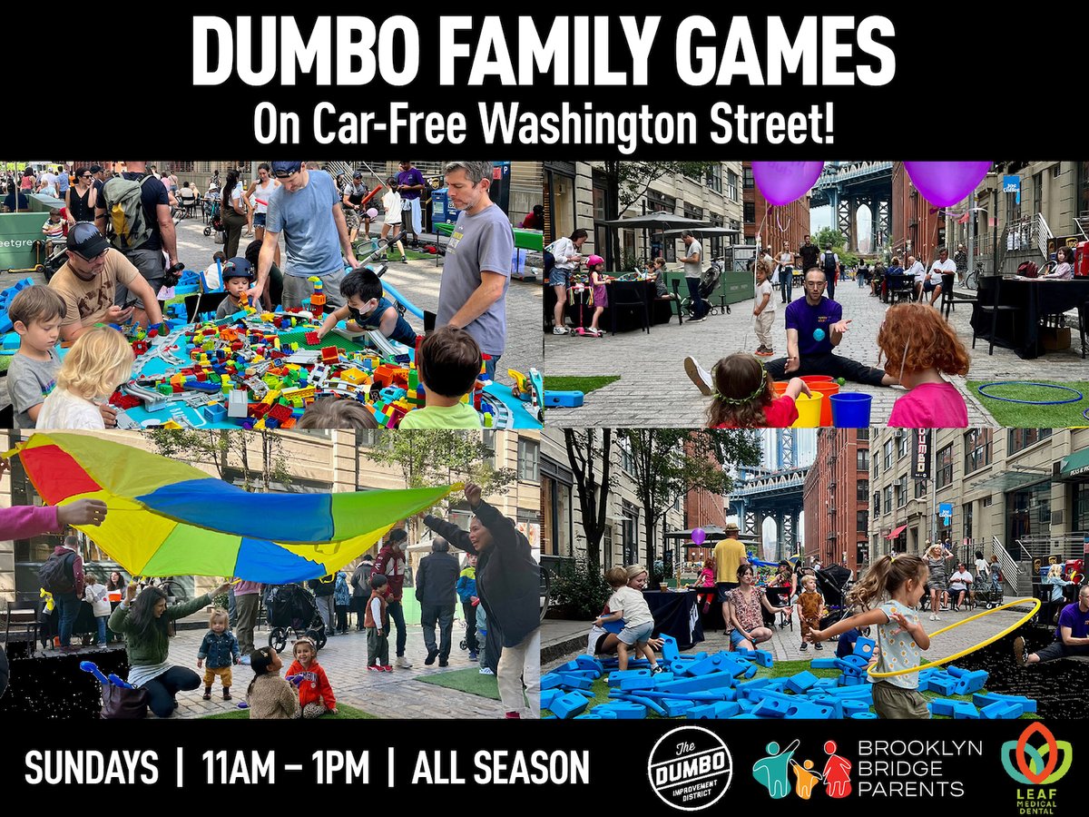 come join the #csichildlab for DUMBO Family Games in Brooklyn. our amazing RAs will be there with fine &amp; gross motor play for #infants &amp; #toddlers this sunday 6/16/23. Come learn about #ChildDevelopment #research &amp; how your family can participate