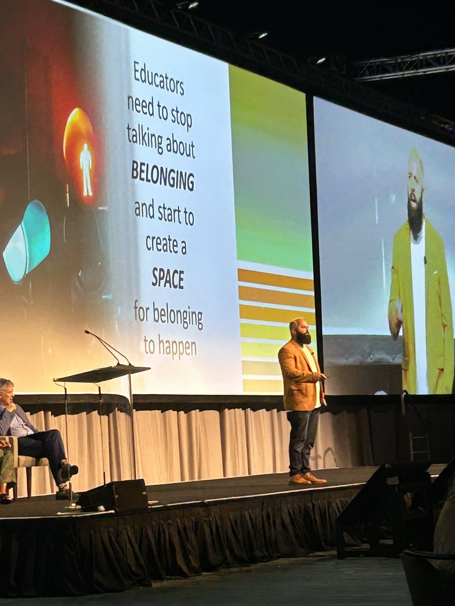<a href="/domsmithRP/">Dominique Smith Ed.D</a> reminding us of why student belonging has the potential to accelerate student learning!  #avl2023
