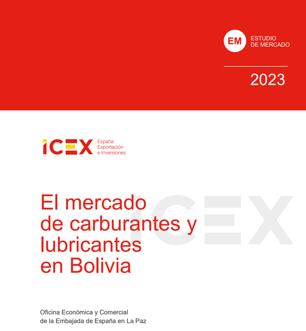 ICEXBolivia's tweet photo. 📢Ya se encuentra disponible en el Portal
@ICEX_ el estudio de mercado de #carburantes y #lubricantes en #Bolivia 2023, elaborado por @ICEXBolivia.🇧🇴⛽️

 ¿Quieres conocer más sobre este sector? 

➡️https://t.co/OOdFNbwCv8 
#oportunidad #hidrocaburos https://t.co/TsPCbWKwbI