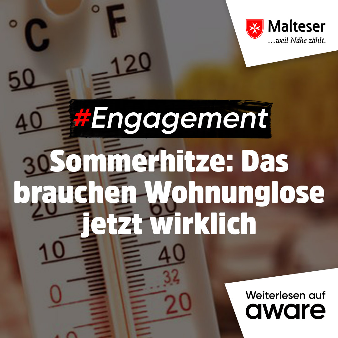 malteserDE's tweet photo. Wir erleben aktuell wieder einmal Rekordtemperaturen.
Besonders Menschen, die auf der Straße leben, sind diesen Temperaturen ausgeliefert. Um ihnen zu helfen, hat Notfallsanitäter Justin bereits 2020 ein Hilfsprojekt gestartet und Wasser an wohnungslose Menschen verteilt. (1/2) https://t.co/2nJRCyp4dn