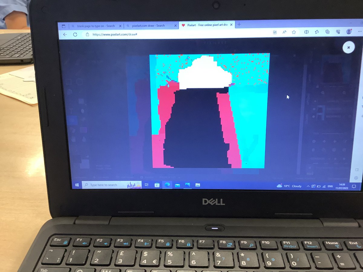 oli_year4_'s tweet photo. We loved using pixel art to create memories of our favourite lessons and moments of year 4! #olipcomputing @csergeant3 https://t.co/czYhEL7Nmc