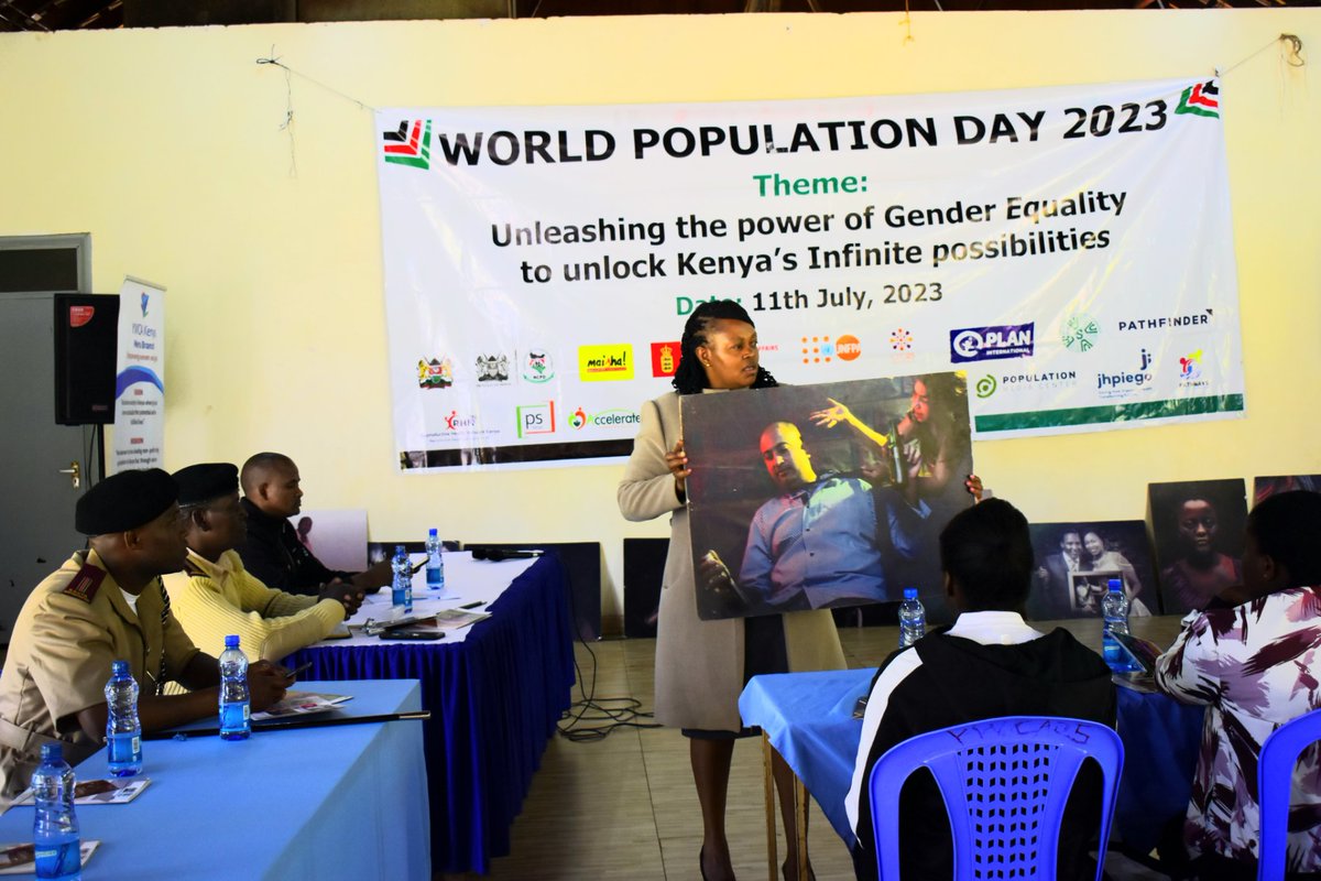 YWANKenya's tweet photo. Involvement of young men towards achieving gender equality as turned out to be our key finding and together we shall end the triple threat in our country. Let's not leave anyone behind! #WorldPopulationDay2023 https://t.co/VPzjj0YGEy