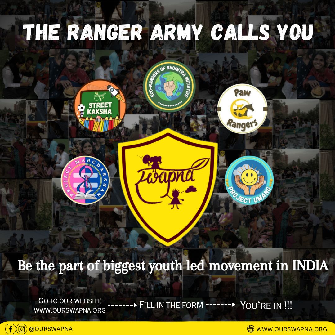 Want to know more about our initiatives?🤩
Go check us out on our website ourswapna.org 
Our teams are now thriving ✨across the nation 🇮🇳and through 5+ states and 20+ cities🙌🏻
Join us in our mission🤝 NOW by filling out the form in our bio✍️
#swapnafoundation #India