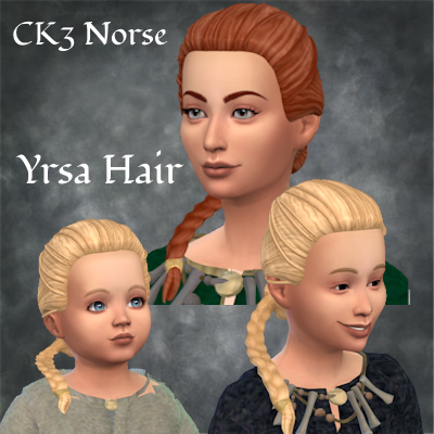 MedievalSims4's tweet photo. Two CK3 Hairs: Yngve &amp; Yrsa for your Norse Sims
https://t.co/QC6SNfyc70
or
https://t.co/QSWF4wAfI2
https://t.co/Fz8WwhisCa
#Sims4 #Sims4Cc #sims4vikings
#sims4medieval https://t.co/QjtwhuAgja