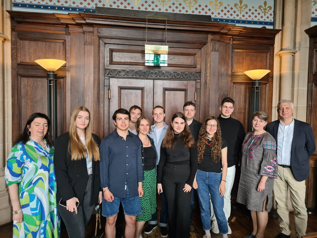 It was a pleasure to be part of a conversation between Prof Kvit, President of National University of Kyiv-Mohyla Academy, and Ukrainian students yesterday. Hearing student testimonies about their time studying in Glasgow was incredibly heart warming. #TwinforHope #Ukraine