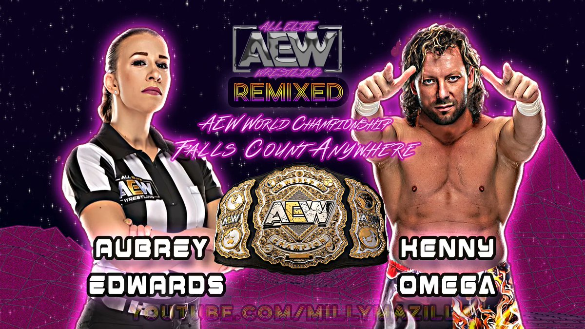 millymazilla's tweet image. TOMORROW on YouTube 7pm EST Join Us as Angel and I prep for our Championship Match! See Kenny Omega and Aubrey Edwards both in Action!

Join us Wednesday 7/18 at a special time for the Cafe Milly World Championship match.

Me as @RefAubrey VS @glitterstone902 as @KennyOmegamanX