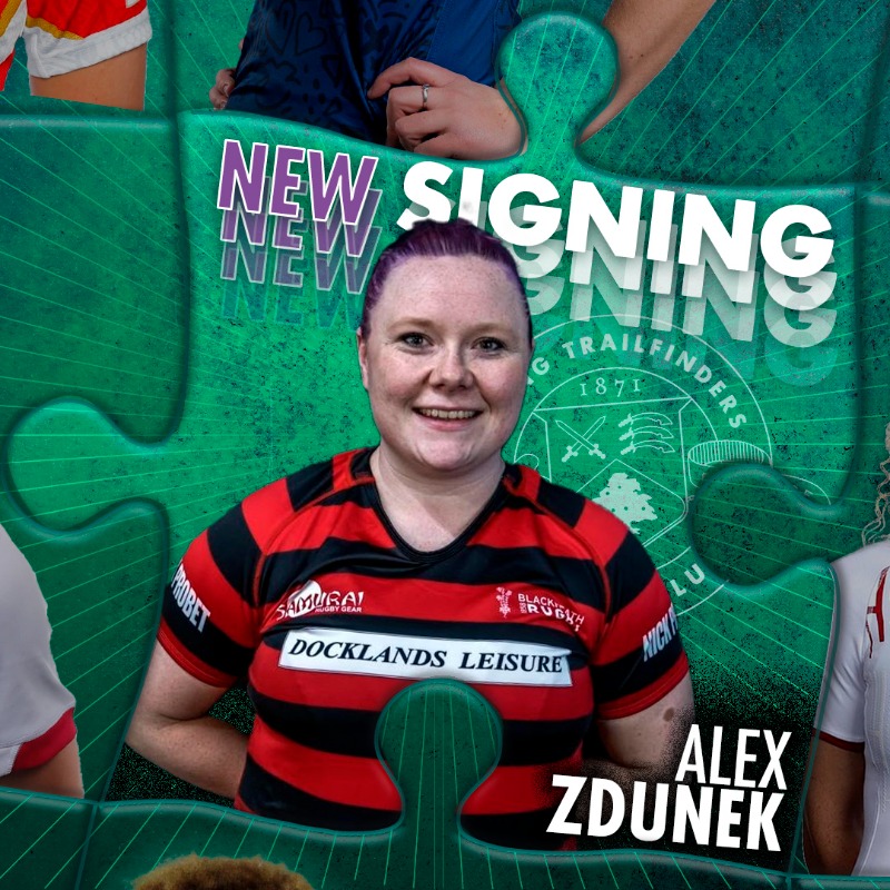 TrailfindersW's tweet photo. ✍️ Welcome Alex Zdunek

We are thrilled to announce the signing of Alex Zdunek to the club!

#TrailfindersWomen 🟢⚪️