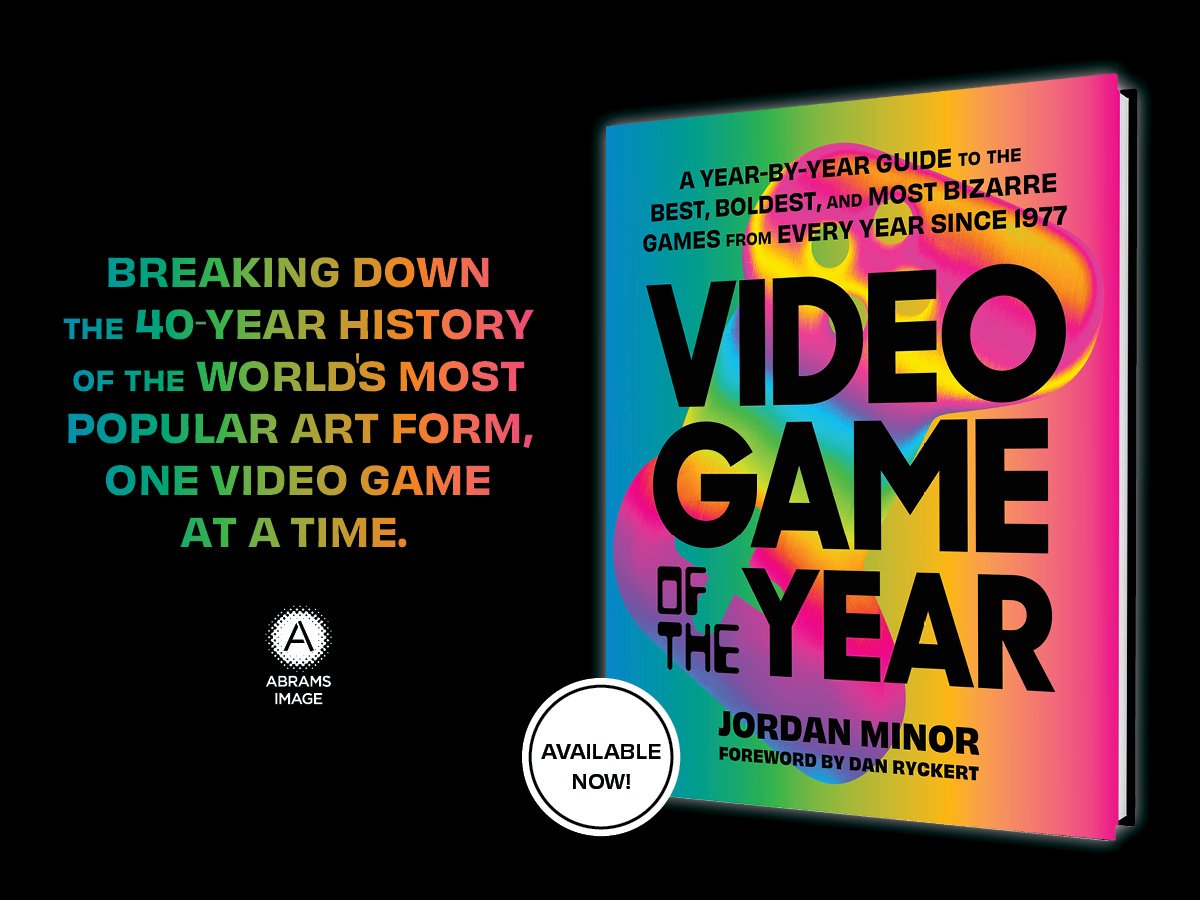 Jordan Minor 📕🎮 on X: VIDEO GAME OF THE YEAR is OUT NOW from  @ABRAMSbooks! Experts and newcomers alike can enjoy this epic look at more  than 40 years of gaming history.