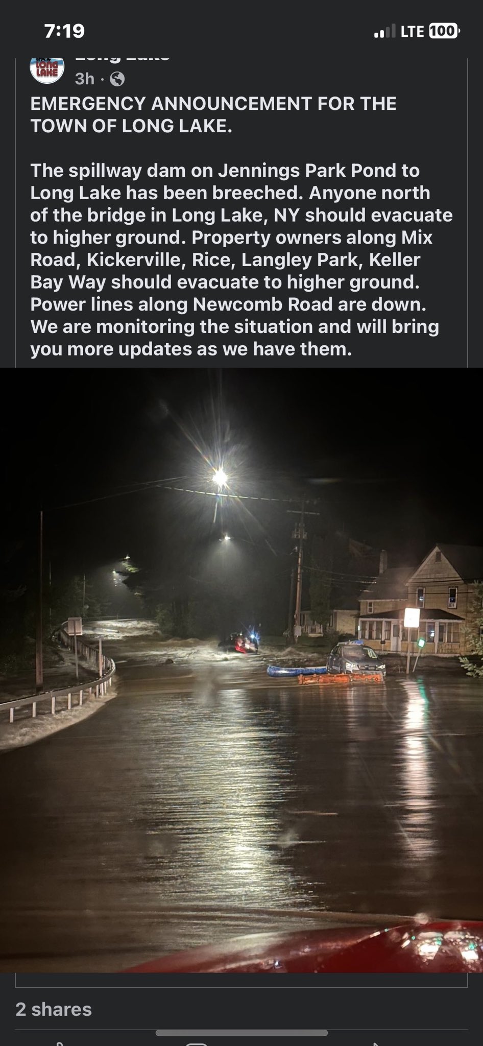 Jack Conklin on Twitter "The Spillway Dam in Long Lake NY in the