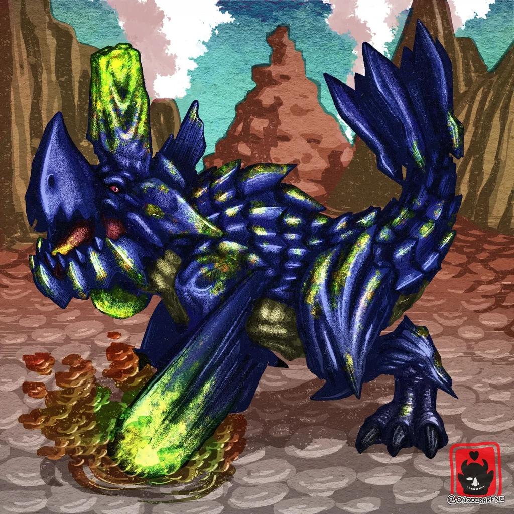 onoderarene's tweet image. #PortfolioDay #MonsterHunter 
you know I had to do it to em