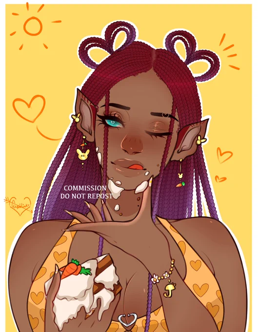 hello, I'm Luce  mixed black artist who loves pretty colors and drawin pretty girls  #PortfolioDay