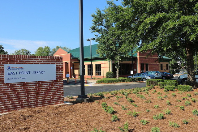 visiteastpoint's tweet photo. Check out the East Point Library this summer! The library was renovated a few years ago and is a great spot to pick up something to read or check out one of their fun events. The library is a great part of our community!

#visiteastpoint #eastpointga #library https://t.co/lNRQRVcAx3
