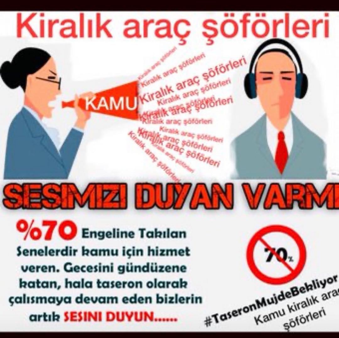 alican08341's tweet photo. @kemalozturk2020 @Akparti Hizmeti devletin kurumlarına veren

#kiralıkaraçşoförleri maaşını belki hiç yüzünü görmediği bir şirketten alıyor. Maaşımızı şirkete değil vatandışınız olan bizlere doğrudan yatırın. Biz artık işten çıkarılma korkusu ile yaşamak istemiyoruz kadro istiyoruz. https://t.co/Rc5YBkFJWR