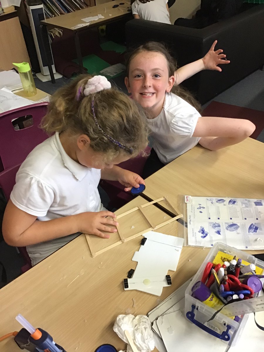 Our DT unit of work is to make a slingshot cat. In pullman, we have made our chassis using lollipop sticks, wheels, wooden dowels and used the glue guns to attach them all together 🚗🏎🚕🚔 

<a href="/WilthorpePS/">Wilthorpe Primary</a> #WilthorpePSDesignTechnology