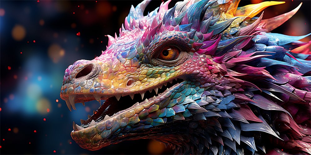 Bold, powerful, and full of wonder - that's both our dragon and the future of #AI. 

#aiimagery #midjourneyart #AIart