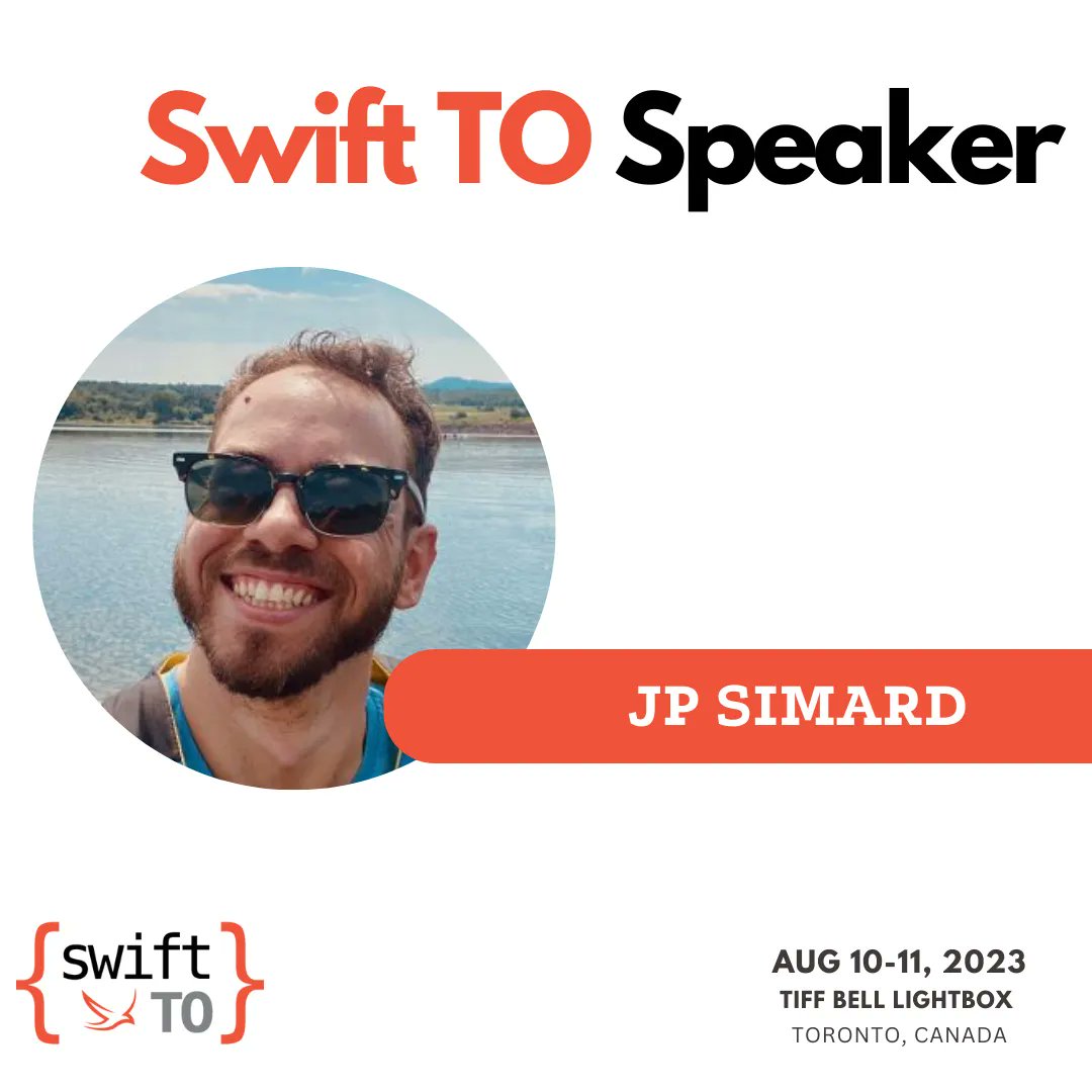 Joining us from Montreal, JP Simard (<a href="/simjp/">JP Simard</a>) will be talking about unconventional swift patterns that can give you superpowers!

Get your tickets here: buff.ly/2ZVPA8T