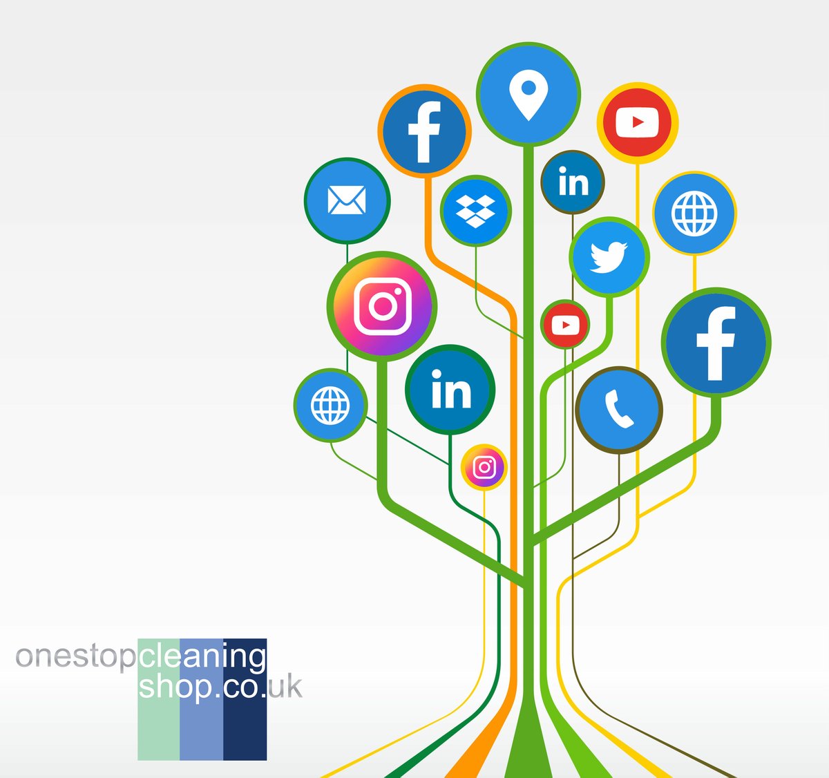 OSCSuk's tweet image. 📢👋
#BranchOut and #connect with us.
 
😎💚👍🌳💻📱🏚
 
facebook.com/OSCSuk
instagram.com/OSCSuk
linkedin.com/company/oscsuk
youtube.com/onestopcs
onestopcleaningshop.co.uk
📱0117 305 1980
sales@onestopcleaningshop.co.uk
 🏚Bristol, BS3 4TA
 
#sayhello #socialmedia