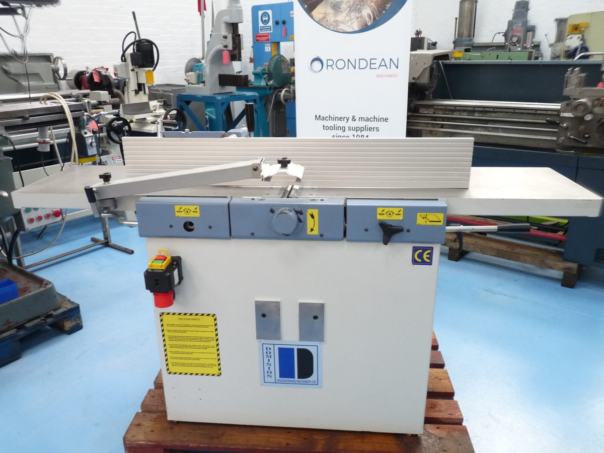 RondeanMachine's tweet photo. Dominion 16″ Planer Thicknesser, 16” Width (400mm) x 9” (230mm) Thicknessing Depth Ex College. Call us on 0191 410 5886 for more details.
#usedmachinery #woodworking #dominion #thicknesser #planer #16
https://t.co/Sdwj9WPi0Q https://t.co/v0025RY1A9