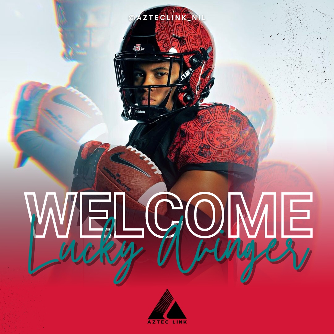 Welcome Lucky Avinger (<a href="/ledoluck07/">Lucky</a>) to Aztec Link. We’re excited to partner with you! 

Team: @aztecfb
Position: Running Back
Class: Senior
Hometown: Cerritos, CA

Learn more at l8r.it/53ae

#StudentAthlete #NIL #SanDiegoState #SDSU #NFL