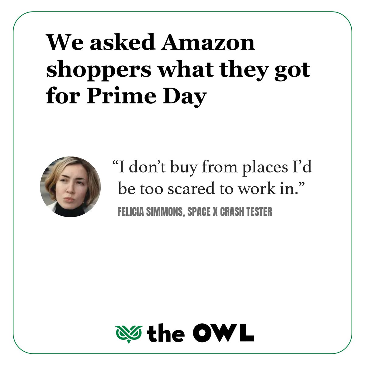 athenaforall's tweet image. We asked Amazon shoppers what they got for Prime Day. #AmazonHurts