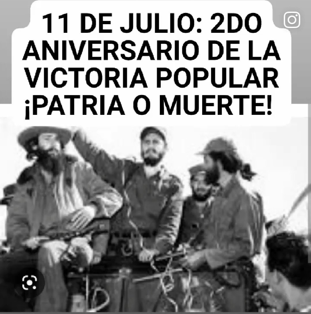 HOY ES DIA DE VICTORIA POPULAR SOBRE LA CONTRARREVOLUCIÓN