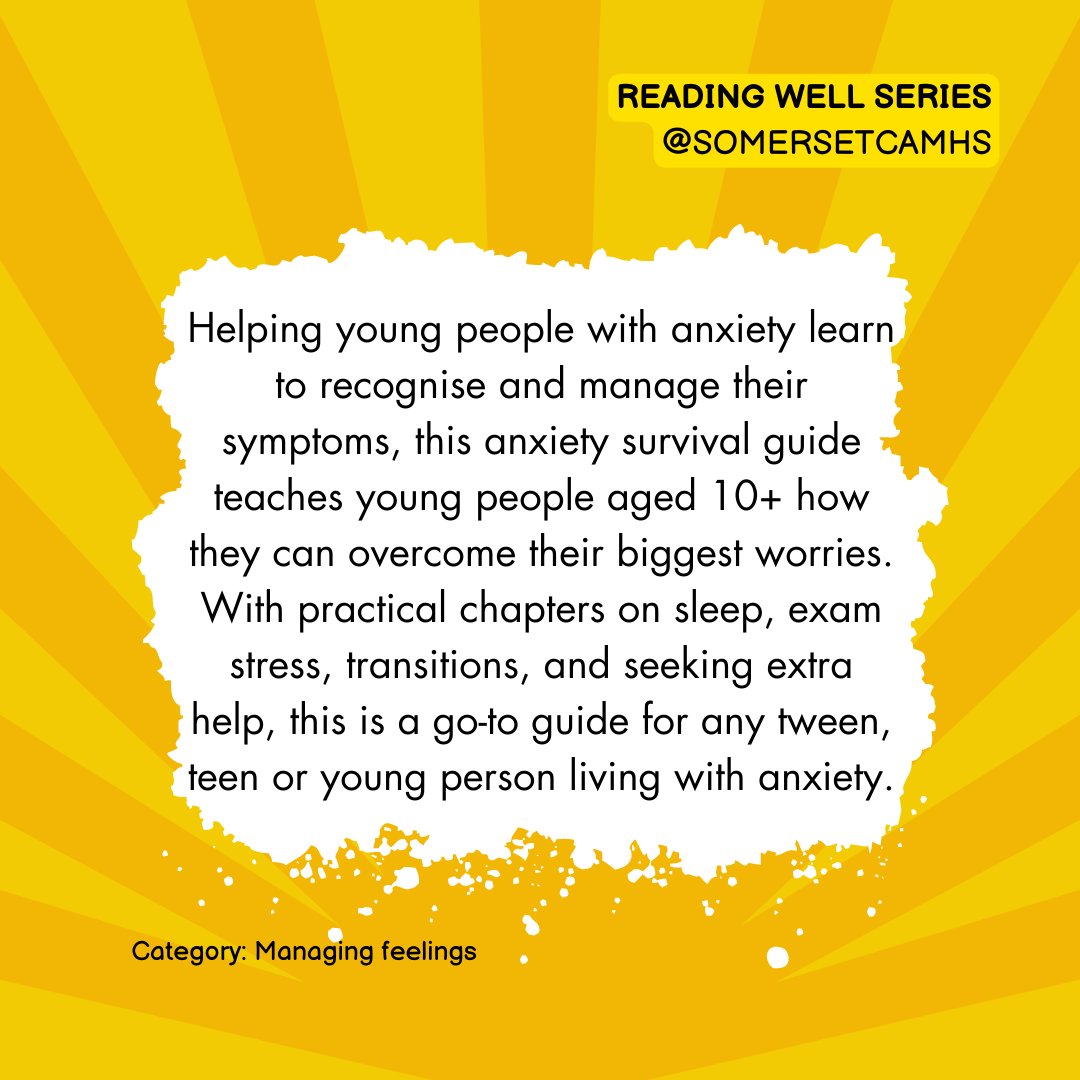 SomersetCAMHS's tweet photo. Reading Well Series 📚 a list of inspirational books to support your #mentalhealth.

"My Anxiety Handbook" by @BridieGallaghe2, @SueFKnowles and @PhoebeMcEwen

#somersetcamhs #ReadingWellSeries #mentalhealthbook #myanxietyhandbook #anxiety #managingfeelings #gettingbackontrack https://t.co/Nrg88d15eO