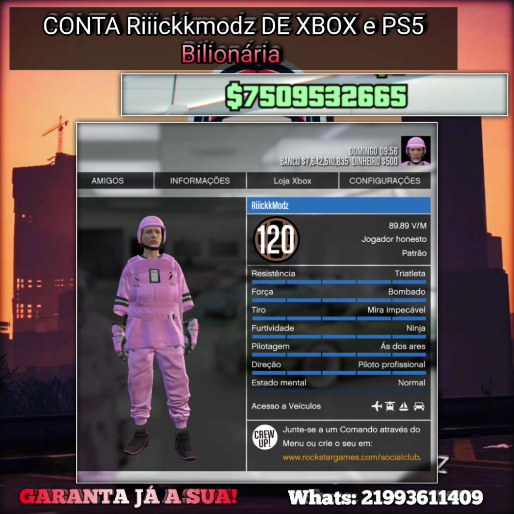 RiiickkModz's tweet photo. -MOD ACCOUNT Ps5, Xbox One &amp; Xbox Series-
💯Lv:120
💯7.0 billion
💯KD: 89.89
💯FastRun
💯Rainbow Outfits

Call me in private if you're interested! https://t.co/UvwvvrDoXz